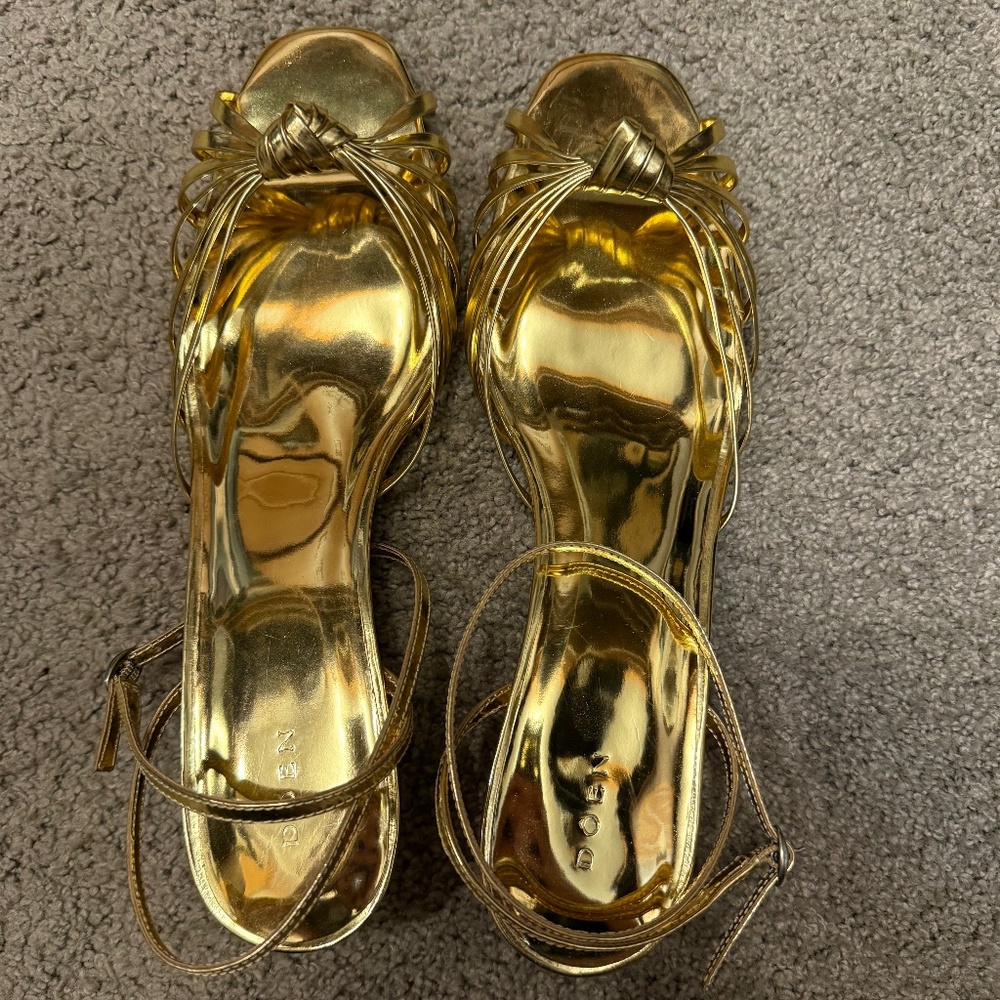 Doen Gold Hepburn Shoes